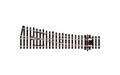 Peco Streamline SL-E191 Right Hand Turnout Small Radius Code 75 HO/OO Scale