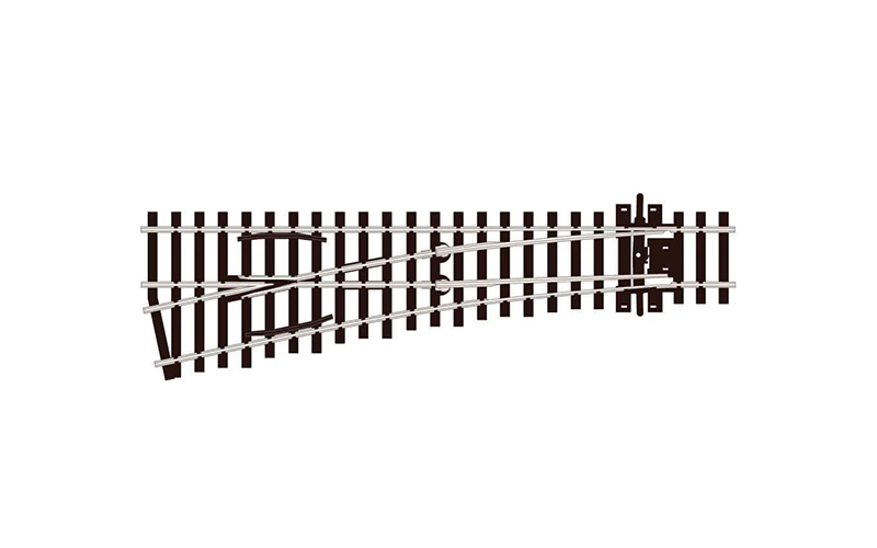 Peco Streamline SL-E192 Left Hand Turnout Small Radius Code 75 HO/OO Scale