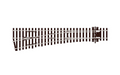 Peco Streamline SL-E196 Left Hand Turnout Medium Radius Code 75 HO/OO Scale