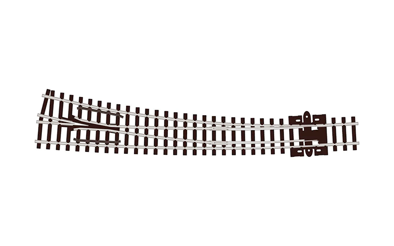 Peco Streamline SL-E386 Right Hand Curved Turnout Large Radius Code 80 N Scale