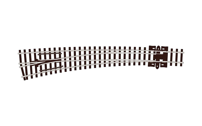 Peco Streamline SL-E387 Left Hand Curved Turnout Large Radius Code 80 N Scale