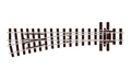 Peco Streamline SL-E496 Left Hand Turnout (Mainline Sleepers) Medium Radius Code 80 OO9 Scale