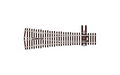 Peco Streamline SL-E8348 Wye Turnout 4th Radius Code 83 OO/HO Scale