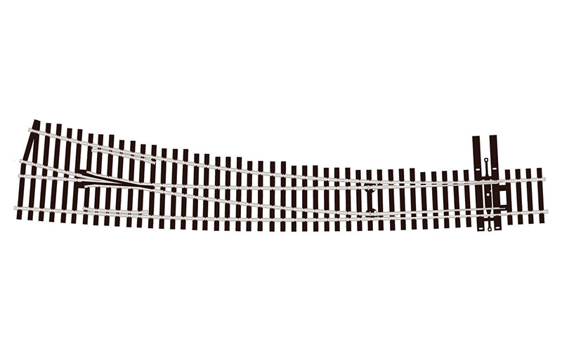 Peco Streamline SL-E8376 Right Hand Curved Turnout 7th Radius Code 83 OO/HO Scale