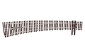 Peco Streamline SL-E8377 Left Hand Curved Turnout 7th Radius Code 83 OO/HO Scale