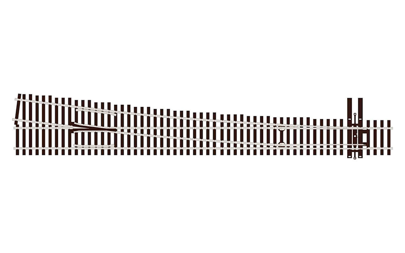 Peco Streamline SL-E8381 Right Hand Turnout 8th Radius Code 83 OO/HO Scale