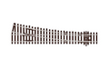 Peco Streamline SL-E95 Right Hand Turnout Medium Radius Code 100 OO/HO Scale