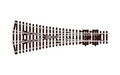 Peco Streamline SL-E99 3 Way Turnout Medium Radius Code 100 OO/HO Scale