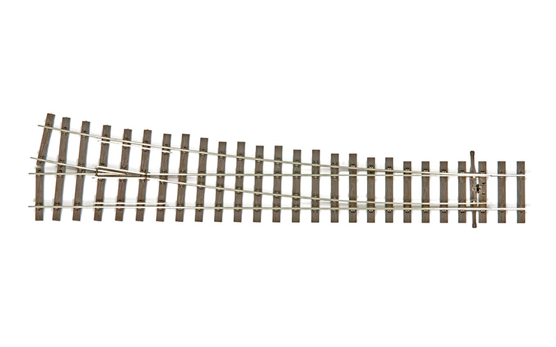 Peco Streamline SL-U1188 Right Hand Turnout Large Radius Code 75 OO/HO Scale