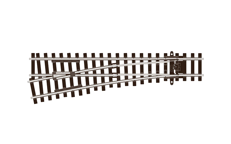 Peco Streamline SL-U1292 C55 Left Hand Turnout Small Radius Unifrog Code 55 TT:120 Scale