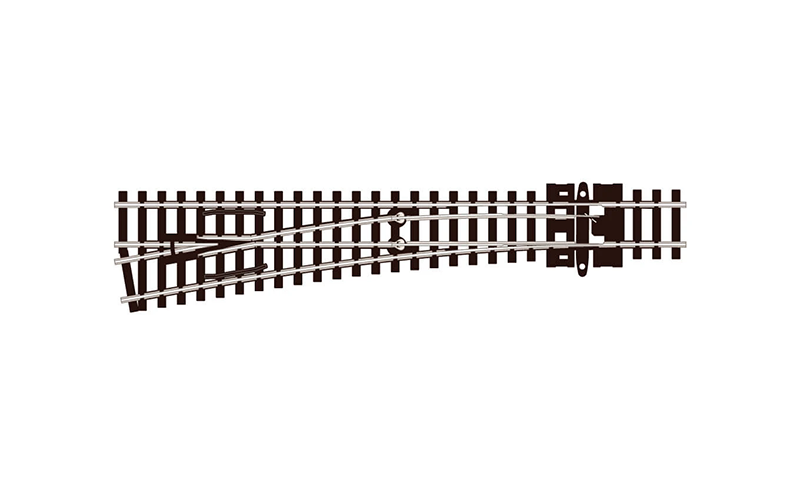 Peco Streamline SL-U396F Left Hand Unifrog Turnout Medium Radius Code 55 N Scale