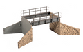 Peco Wills Kits SS28 Occupational Bridge (Single Track) w/ Stone Abutments OO/HO Scale