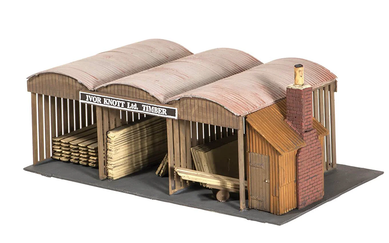 Peco Wills Kits SS73 Timber Yard OO/HO Scale