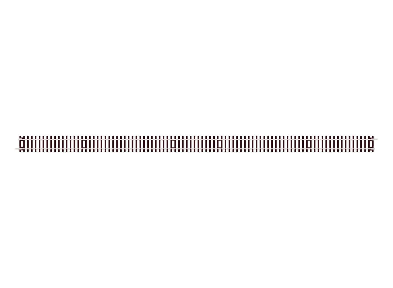 Peco Setrack ST-204 Long Straight Code 100 OO/HO Scale