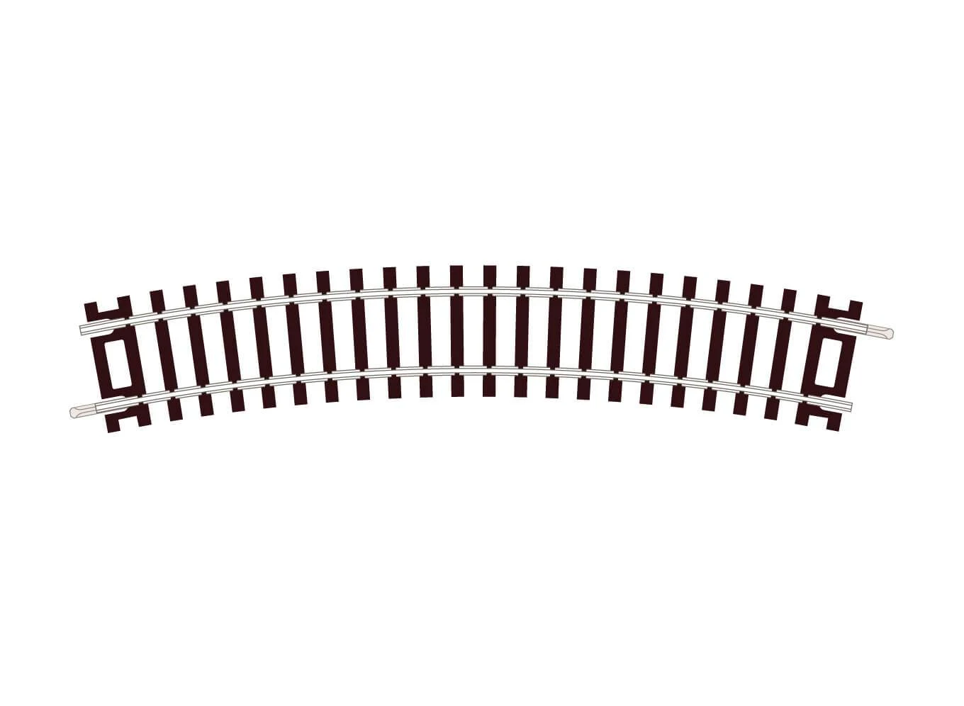 Peco Setrack ST-225 Standard Curve 2nd Radius Code 100 OO/HO Scale