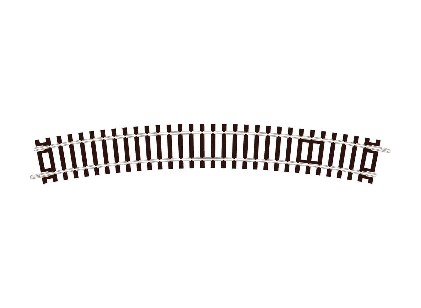 Peco Setrack ST-235 Standard Curve 4th Radius Code 100 OO/HO Scale