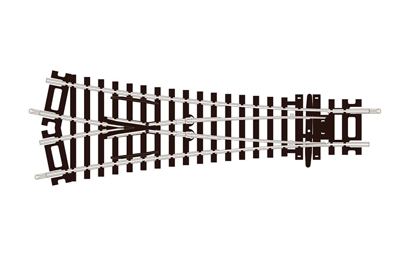 Peco Setrack ST-247 Y Turnout Medium Radius Code 100 OO/HO Scale