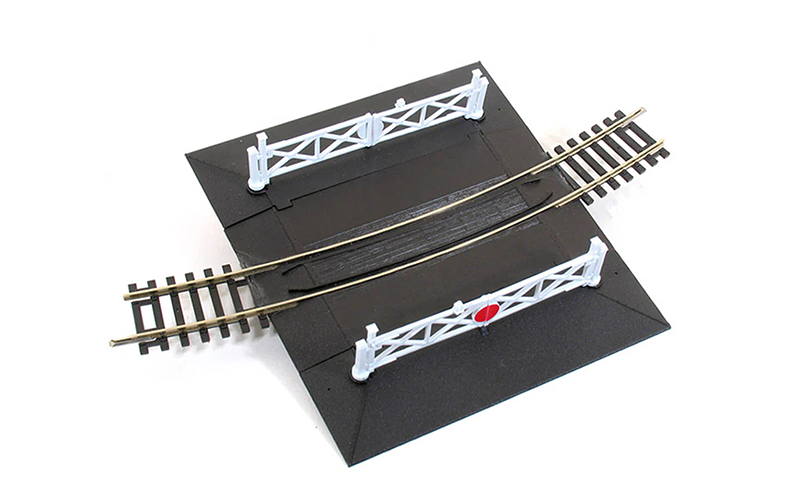 Peco Setrack ST-267 Curved Level Crossing 4th Radius Code 100 OO/HO Scale