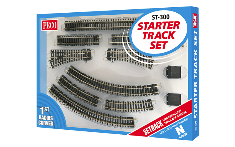 Peco Setrack ST-300 Starter Track Set 1st Radius Code 80 N Scale