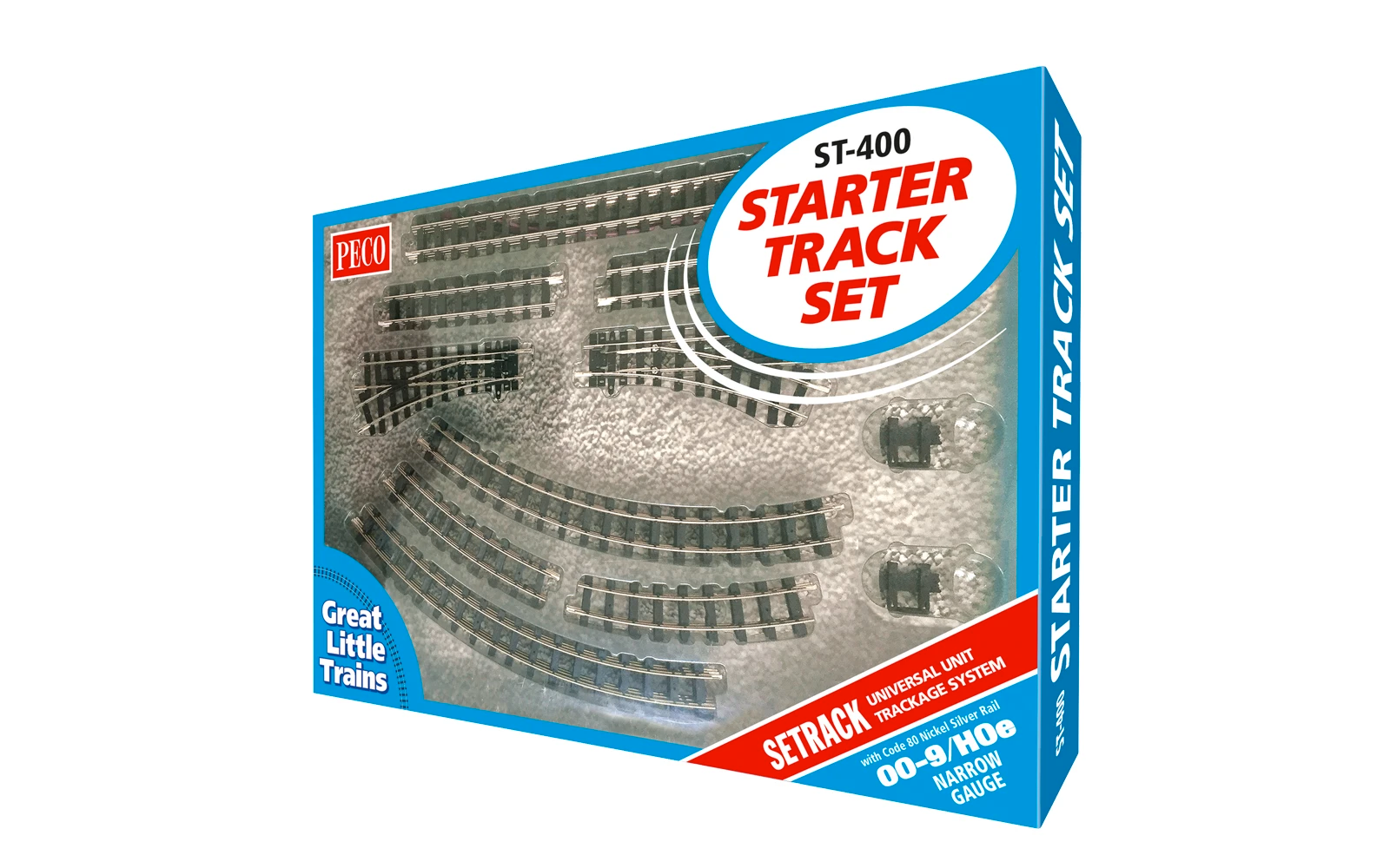 Peco Setrack ST-400 Starter Track Set Code 80 OO9 Scale