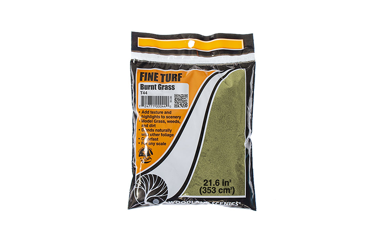 Woodland Scenics T44 Fine Turf Burnt Grass