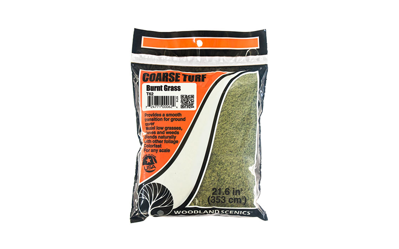 Woodland Scenics T62 Coarse Turf Burnt Grass