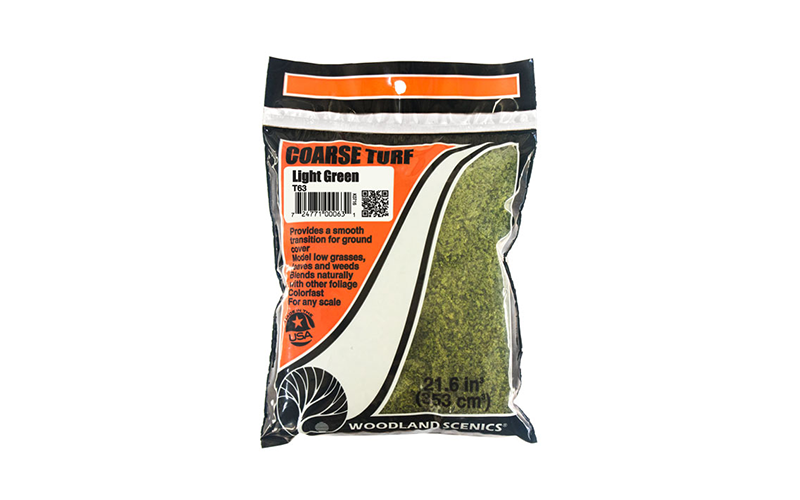 Woodland Scenics T63 Coarse Turf Light Green