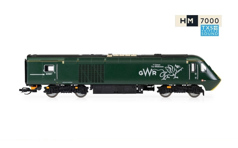 Hornby TT3023TXSM GWR Class 43 HST Train Pack Era 7 DCC Sound TT Scale