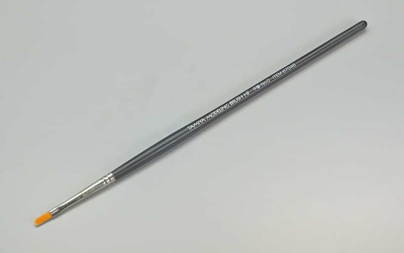 Tamiya 87046 Modelling Brush High Finish Flat Brush No. 0