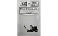 Tichy Train Group #8334 Blackened Brass Chain 40 Links Per Inch 18" 45.7cm Length