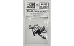 Tichy Train Group #8335 Blackened Brass Chain 32 Links Per Inch 18" 45.7cm Length