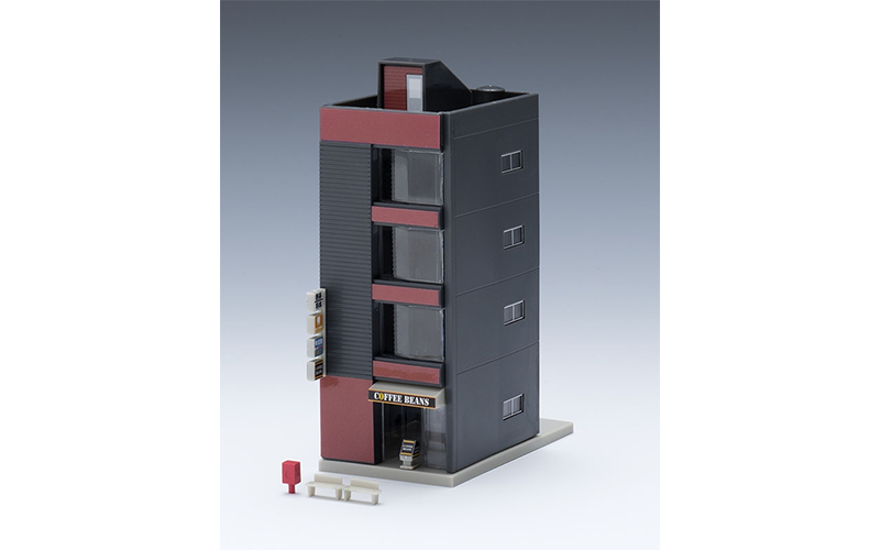 Tomix 4242 Commercial Building Dark Grey N Scale