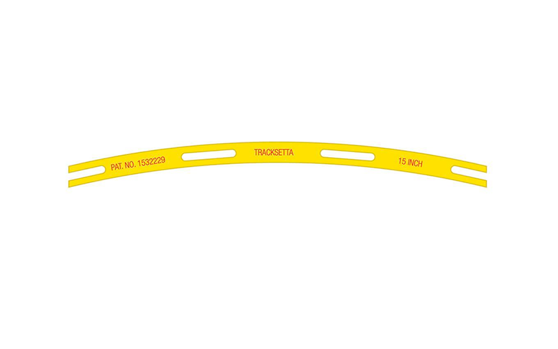 Tracksetta NT15 Template 15" Radius 381mm N/OO9 Scale