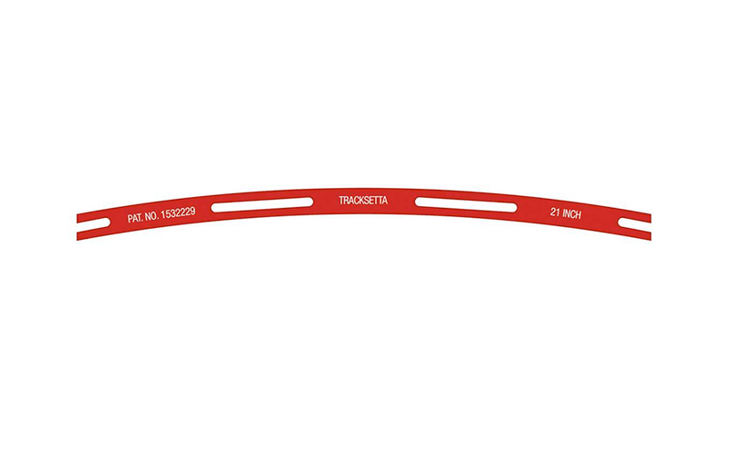 Tracksetta NT21 Template 21" Radius 533.4mm N/OO9 Scale