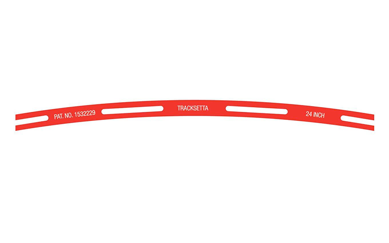 Tracksetta NT24 Template 24" Radius 609.6mm N/OO9 Scale