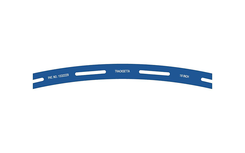 Tracksetta OOT18 Template 18" Radius 457.2mm OO/HO Scale