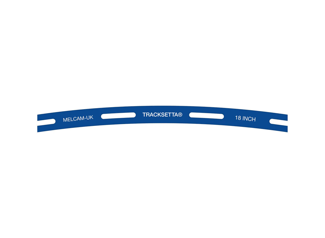Tracksetta TTT18 Template 18" Radius 457.2mm TT:120/HOm/HOn3½ Scale