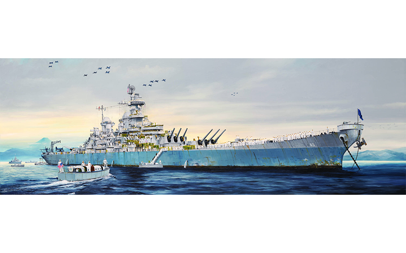 Trumpeter 03705 USS Missouri BB-63 Plastic Model Kit 1/200 Scale
