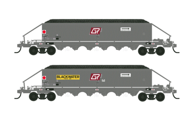 Southern Rail Models QR VAK & VGK Coal & Wheat Hoppers HO/HOn3½ Scale