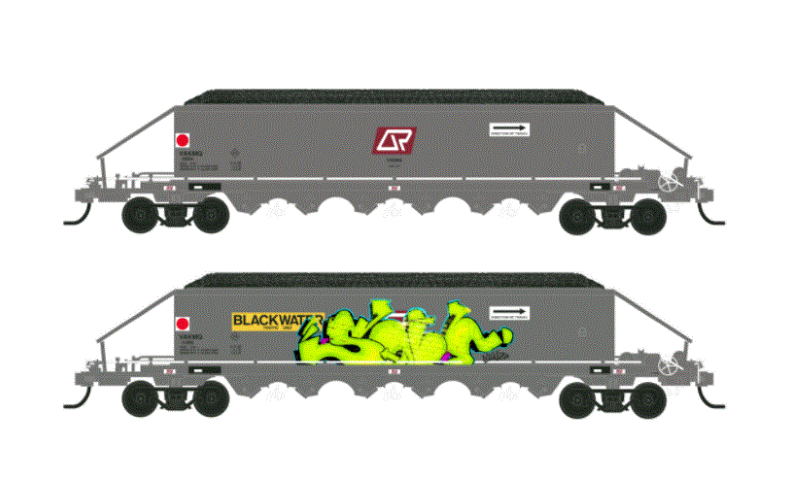Southern Rail Models QR VAK & VGK Coal & Wheat Hoppers HO/HOn3½ Scale