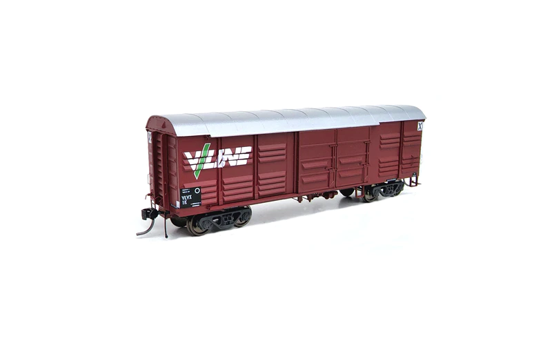 On Track Models VLVX-03 Victorian 40'2" Louvre Vans V/Line Logo 3 Pack HO Scale