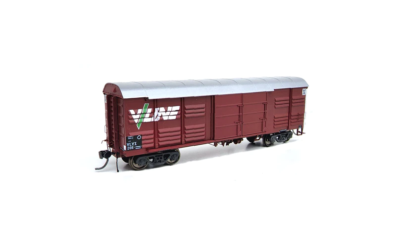 On Track Models VLVX-03 Victorian 40'2" Louvre Vans V/Line Logo 3 Pack HO Scale