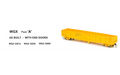 SDS WGX Open Wagon WGX As Built With End Doors WGX001 Pack A HO Scale