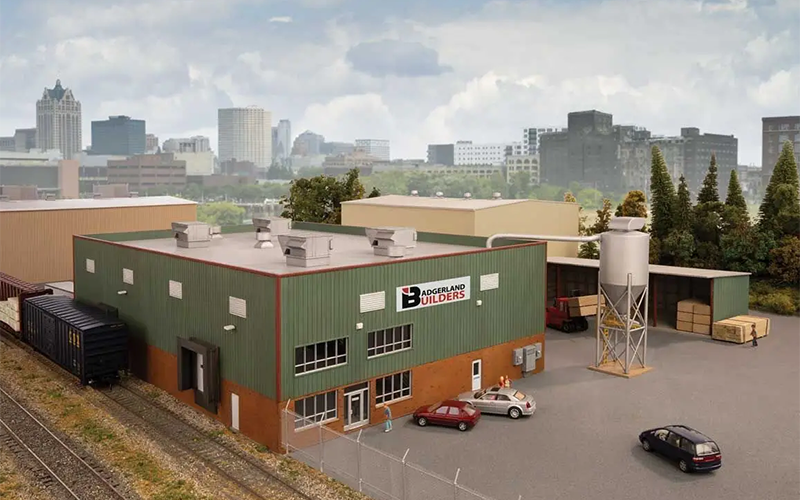Walthers Cornerstone 933-4108 Modern Furniture Factory Kit HO Scale
