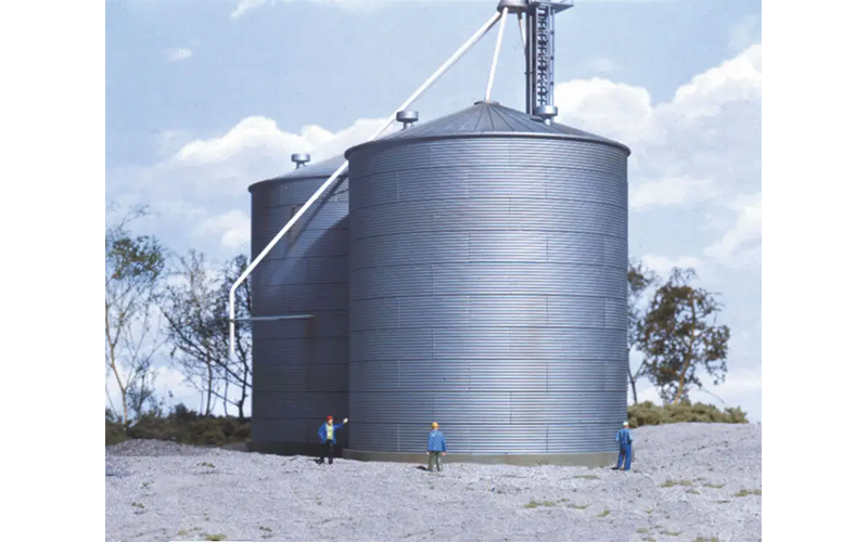 Walthers Cornerstone 933-3123 Big Grain Storage Bin Kit HO Scale