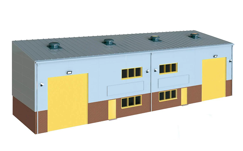 Peco Wills Kits SSM300 Industrial/Retail Unit Base Kit OO/HO Scale