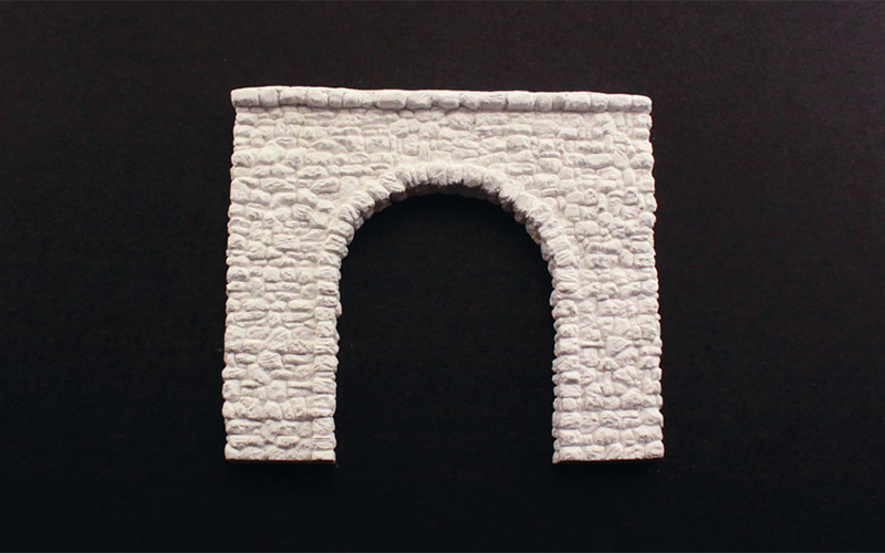 Woodland Scenics C1255 Random Stone Single Portal HO Scale