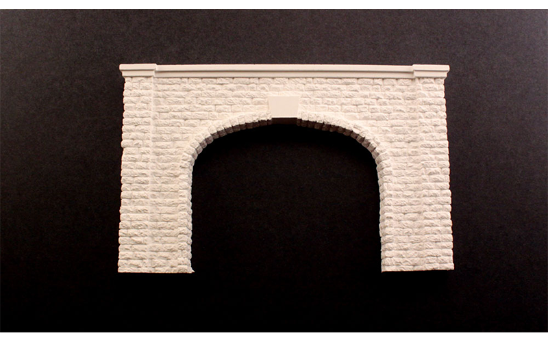 Woodland Scenics C1257 Cut Stone Double Portal HO Scale