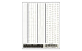 Woodland Scenics Dry Transfer Decals DT507 R.R. Gothic White