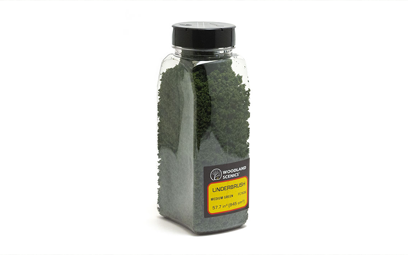 Woodland Scenics FC1636 Underbrush Medium Green Shaker
